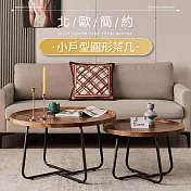 IDEA-北歐質感格調圓型雙茶几組 圖片色