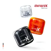 AIWA 愛華 ENC環境降噪 真無線藍牙耳機 AT-X80X 橘色