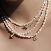 Maison M-左岸字母珍珠項鍊C