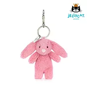英國 JELLYCAT 鑰匙圈/吊飾 Bashful Pink Bunny Bag Charm 寶貝粉兔