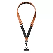 bitplay 皮革多工背帶(含掛繩通用墊片) 焦糖棕