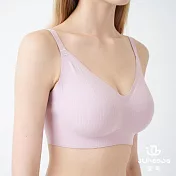 韓國JUNGDOG 輕運動 休閒 無痕內衣 多色 M 藕荷紫