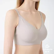 韓國JUNGDOG 輕運動 休閒 無痕內衣 多色 M 灰膚色