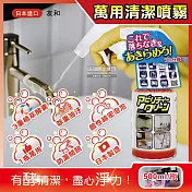 日本友和-Tipo’s植萃木瓜酵素居家強力除重油汙頑漬萬用清潔噴霧500ml/瓶(廚房流理臺泡泡慕斯,浴室油垢皂垢,鞋子衣物去黃漬,多用途去漬霸)