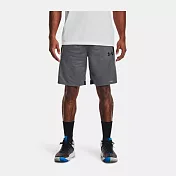 Under Armour 男 BASELINE 10吋籃球短褲-灰-1370220-012 S 灰色