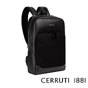 【Cerruti 1881】限量2折 義大利頂級後背包 全新專櫃展示品(黑色 CEZA06188N)