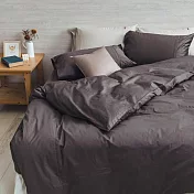 【麗塔寢飾】60支紗精梳棉 單人薄被套 Magic colors 墨色