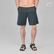 ADISI 男排汗抗UV運動短褲AP2311070 (S-2XL)｜吸排 快乾 抗紫外線 彈性 輕薄 透氣 運動褲 M 暗影灰