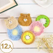 JoyLife嚴選 韓風加厚洗碗菜瓜布/清潔刷12入(款式隨機)