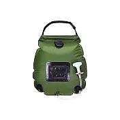 [野一夏] 20L輕便戶外淋浴器｜便攜沖水器 沐浴袋-附收納網 大容量儲水袋 露營必備  -綠色