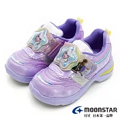 MOONSTAR 冰雪奇緣電燈童鞋 16 紫