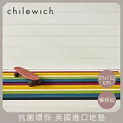 【chilewich】美國抗菌環保地墊 玄關墊91x152cm橫條紋 彩虹韻律