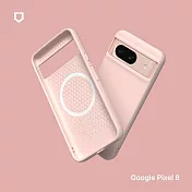 犀牛盾 Google Pixel 8 SolidSuit (MagSafe 兼容) 防摔背蓋手機保護殼 - 櫻花粉