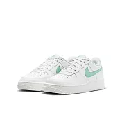 NIKE AIR FORCE 1 (GS) 中大童休閒鞋-白綠-DV7762104 US5 白色