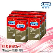 【Durex杜蕾斯】超薄裝衛生套12入X10盒