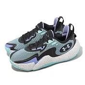 Under Armour 籃球鞋 Spawn SOS 男鞋 炮兵綠 黑 緩衝 半靴設計 運動鞋 UA 3026841300 26.5cm GREEN/BLACK