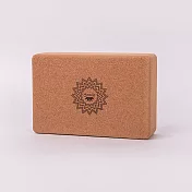 【Miracle墨瑞革】軟木瑜珈磚80D-木軍褐 2入組