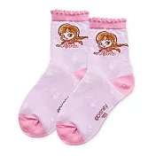 【ONEDER旺達棉品】冰雪奇緣艾莎童襪 迪士尼公主長襪 小美人魚 貝兒 長髮公主 白雪公主 台灣製童襪- 安娜 FZ-709 (15-18)