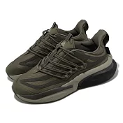 adidas 慢跑鞋 AlphaBoost V1 男鞋 綠 黑 緩震 反光 運動鞋 愛迪達 IG3129 27cm GREEN/BLACK