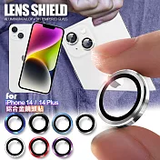 City Boss for iPhone 14 / iPhone 14 Plus 系列鋁合金鏡頭貼 石墨灰