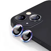 City Boss for iPhone 14 / iPhone 14 Plus 系列鋁合金鏡頭貼 炫彩(燒鈦紫)