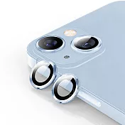 City Boss for iPhone 14 / iPhone 14 Plus 系列鋁合金鏡頭貼 藍色