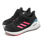 adidas 童鞋 Ultrabounce EL K 黑 粉紅 中童 大童 小朋友 緩震 運動鞋 魔鬼氈 愛迪達 IG5394