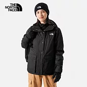 The North Face W MFO TRAVEL TRICLIMATE JACKET - AP 女防水透氣保暖連帽三合一外套-黑-NF0A88RWJK3 L 黑色