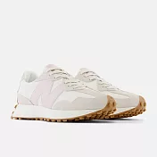 New Balance 327 系列女休閒鞋-白粉-WS327OR-B US5.5 白色