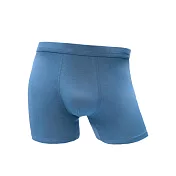 【TELITA】(超值4件組)素色彈性針織平口內褲/四角褲 淺藍M