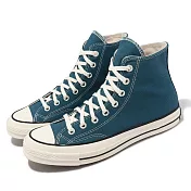 Converse 帆布鞋 Chuck 70 HI 藍 男鞋 女鞋 1970 黑標 三星 高筒 休閒鞋 A05589C 23cm BLUE/WHITE
