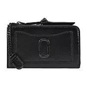 MARC JACOBS THE UTILITY SNAPSHOT 防刮拉鏈卡片/零錢包- 黑