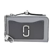 MARC JACOBS THE SNAPSHOT 防刮撞色拉鍊零錢包- 黑
