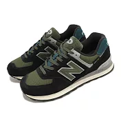 New Balance 休閒鞋 574 男鞋 女鞋 草綠 黑 情侶鞋 復古 經典 NB U574KBG-D