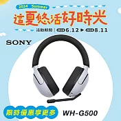 SONY INZONE H5 WH-G500無線遊戲耳機 白色