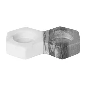 《danica》Heirloom雙格大理石醬料碟 | 醬碟 醬油碟 小碟子 小菜碟 - 六角蒼墨