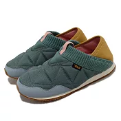 Teva 麵包鞋 W Reember 女鞋 綠 黃 防潑水 防撕裂鞋面 懶人鞋 戶外 休閒鞋 1125471LTML 23cm LIGHT MULTI