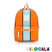 CILOCALA限量版亮彩尼龍防潑水GT賽車後揹包-中大 橘