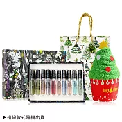 PENHALIGON’S 潘海利根 獸首香氛禮盒(2mlX10)-航空版 贈聖誕樹毛巾+精美提袋-交換禮物-香水航空版