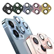 CITY BOSS for iPhone15 6.1/ i15 Plus 6.7 3D一體立體鋁合金鏡頭貼 粉色