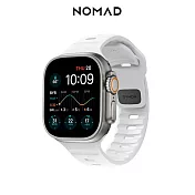 美國NOMAD Apple Watch專用運動風FKM橡膠錶帶-49/45/44/42mm 純白
