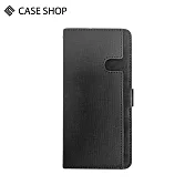 CASE SHOP Samsung M14(5G)前收納側掀皮套-黑 黑色