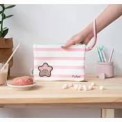 【胖吉貓】條紋外出化妝包/Pusheen