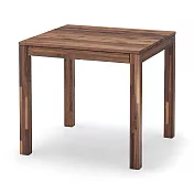 【MUJI 無印良品】節眼木製餐桌/附抽屜/胡桃木/寬80CM