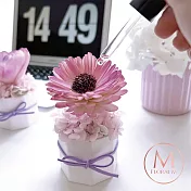 【Floral M】盛夏向日葵永生香氛擴香花 南法紫