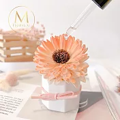 【Floral M】盛夏向日葵永生香氛擴香花 熱情橘