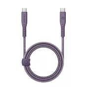 Energea Flow USB-C to USB-C 快充傳輸線 1.5m 紫色
