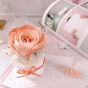 【Floral M】法式香榭小野玫永生香氛擴香花 落日香檳