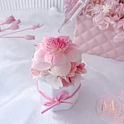 【Floral M】Santa Monica加州落日永生香氛擴香花 沙灘粉