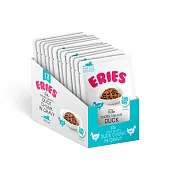 Eries 伊瑞思 ｜益生元 貓主食餐包系列｜ 雞、鮪、鴨三拼｜12入*85g